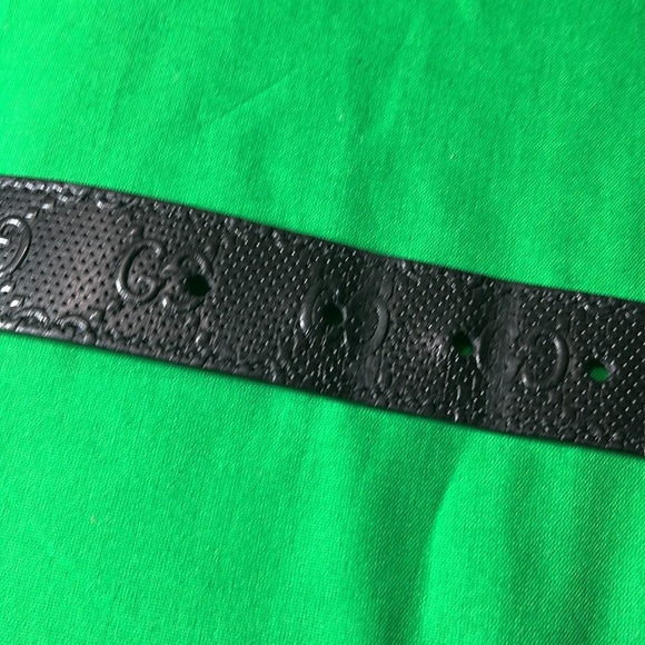 Gucci blk belt 45 - Picture 4 of 5